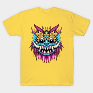 Scary Monster Balinese Mask T-Shirt